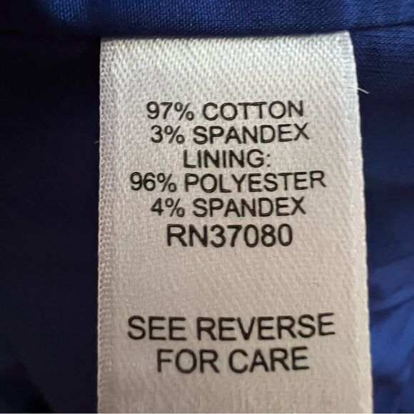 Cato Women's Size 16/18 Blazer Jacket
Royal Blue, Lined - Picture 14 of 15